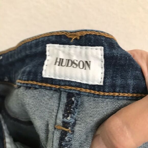 Hudson Bacara Straight Flood Cuffed denim jeans 24 - Picture 6 of 8